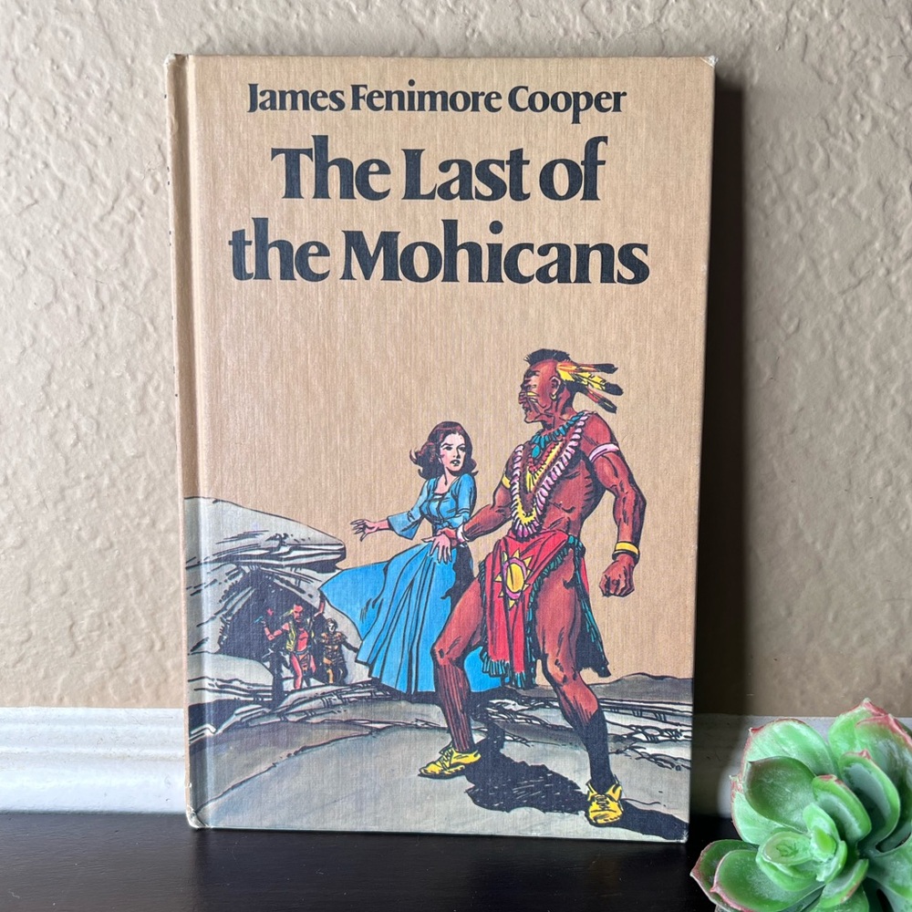 The Last of the Mohicans 1977 Illustrated Graphic Edition, Vintage Pulp Art Book